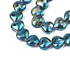 Electroplate Glass Beads Strands EGLA-S188-14-B01-3