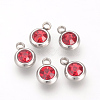 201 Stainless Steel Rhinestone Charms X-STAS-S068-07-2
