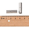 Tarnish Resistant 304 Stainless Steel Bayonet Clasps STAS-F108-12P-6mm-3