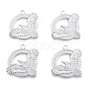 Non-Tarnish 201 Stainless Steel Pendants STAS-N098-268P-2