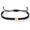 Stainless Steel Bead Braided Bead Bracelets AG0106-23-1