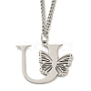 201 Stainless Steel Necklaces NJEW-Q336-01U-P-1