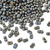 Opaque Glass Beads GL-CBA31A4-02B-1
