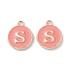 (Defective Closeout Sale Border damaged) Golden Plated Alloy Enamel Charms ENAM-XCP0001-20S-2