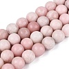 Natural Pink Opal Beads Strands G-N367-01C-01-2
