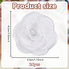 24Pcs 3D Rose Flower Polyester Computerized Embroidered Ornament Accessories DIY-HY0002-58-2