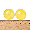 Natural Yellow Agate Cabochons G-E492-A-14-3
