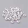 Acrylic Horizontal Hole Letter Beads X-PL37C9070-J-1