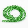 Transparent Glass Bead Strands GLAA-G013-6mm-M-3