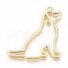 20Pcs Zinc Alloy Open Back Bezel Pendants PALLOY-TA0002-43-1