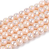 Electroplate Opaque Glass Beads Strands GLAA-T032-P4mm-AB09-1