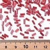 Transparent Colours Luster Glass Bugle Beads SEED-N005-001-A06-4