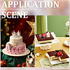 21Pcs 3 Colors Birthday Theme Mirror Effect Acrylic Birthday Cupcake Insert Card Decoration AJEW-SP0001-72B-4