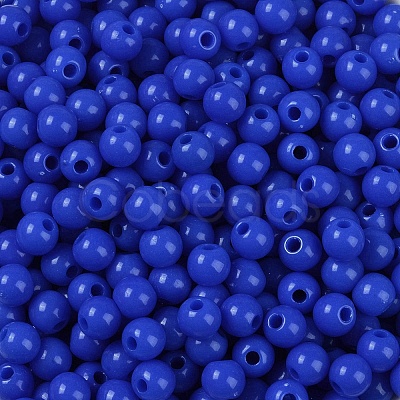 Opaque Acrylic Beads SACR-A007-01C-26-1