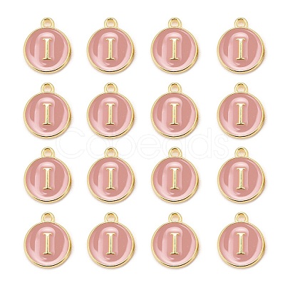 Golden Plated Alloy Enamel Charms LS-ENAM-S118-07I-1