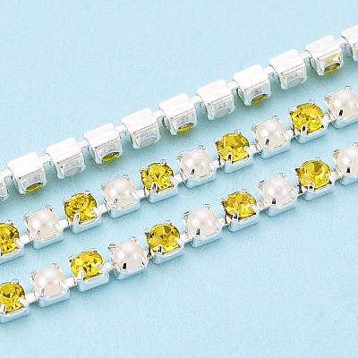 Iron Rhinestone Cup Chains CH-N005-02H-1