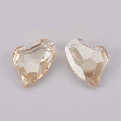 K9 Glass Rhinestone Pendants GLAA-F083-01A-06-1