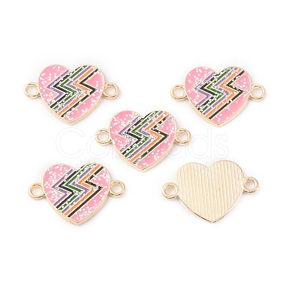 Alloy Colorful Enamel Connector Charms ENAM-CJC0019-01I-1