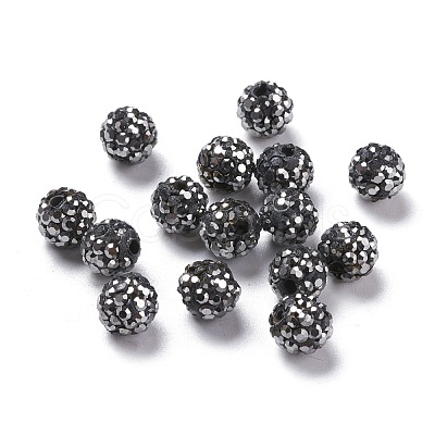 Pave Disco Ball Beads RB-A140-8mm-5-1