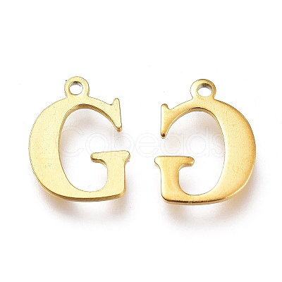 PVD Vacuum Plating  304 Stainless Steel Charms STAS-H112-G-G-1