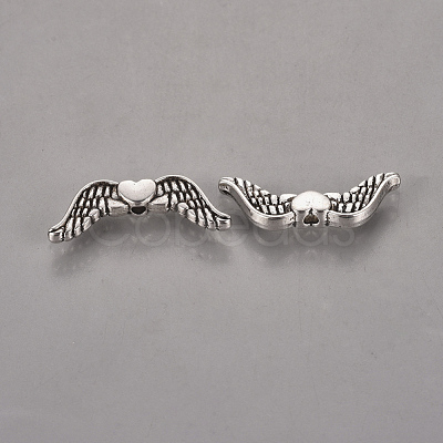 Tibetan Style Alloy Beads TIBEB-6803-AS-FF-1