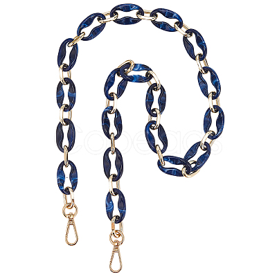 Oval Resin Link Purse Chains FIND-WH20006-62B-1