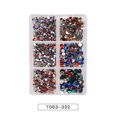 Glass Flat Back Rhinestone MRMJ-T063-332-1