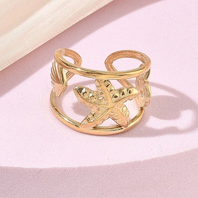 304 Stainless Steel Cuff Open Rings SA-CBAF5A1-05G-1