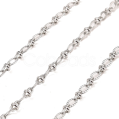 Non-Tarnish 304 Stainless Steel Oval Link Chains CHS-P018-23P-1