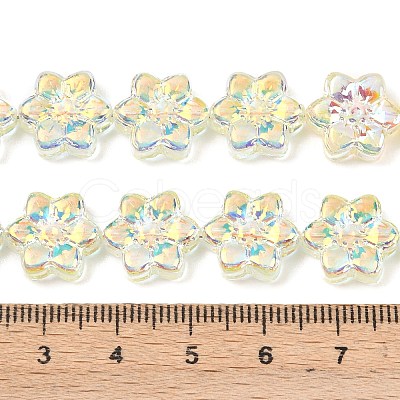 Electroplate Glass Beads Strands EGLA-P069-02A-AB04-1