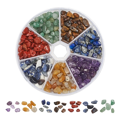 101.5G 7 Colors Natural Mixed Gemstone Beads G-YW0001-12-1