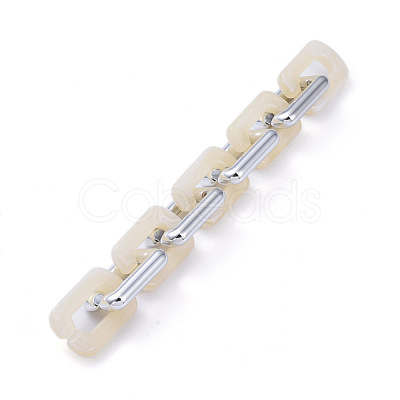 Handmade Acrylic Cable Chains AJEW-JB00674-10-1
