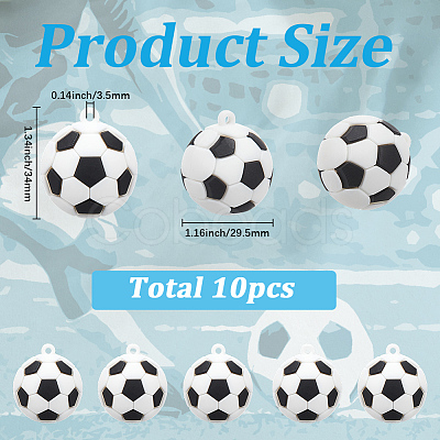 10Pcs PVC & Iron Charms FIND-SC0022-19-1