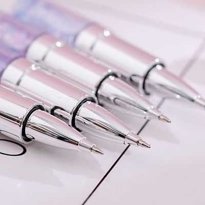 Lipstick Shape Empty Tube Black Ink Ballpoint Pens LS-DIY-H123-A01-1
