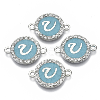 Alloy Enamel Links Connectors ENAM-TAC0003-01S-06U-1