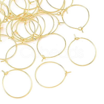SHEGRACE Brass Hoop Earring Findings XGRPCH295-217G-1