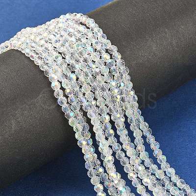 Glass Beads Strands LS-GF4mmC28-AB-1