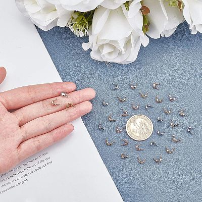 PVD Vacuum Plating 304 Stainless Steel Bead Tips Knot Covers STAS-UN0005-87-1