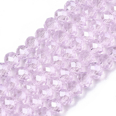 Electroplate Glass Beads Strands EGLA-A034-T10mm-A22-1