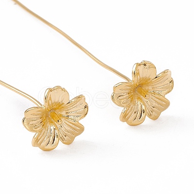 Brass Flower Head Pins LS-FIND-B009-10G-1