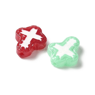Baking Paint Glass Enamel Beads BLOW-D300-06A-1
