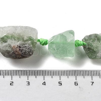 Raw Rough Natural Fluorite Agate Beads Strands G-J388-A10-01-1