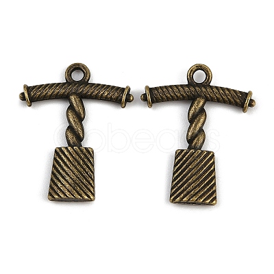 Tibetan Style Alloy Pendants TIBE-B003-16AB-1