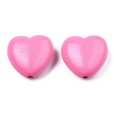 Opaque Acrylic Beads X-SACR-N006-04-1