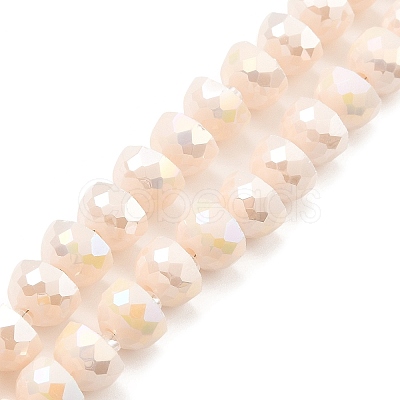 AB Color Plate Glass Beads Strands EGLA-P051-02A-B-1