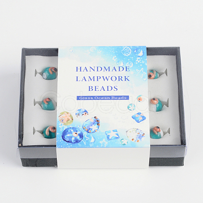 Handmade Lampwork Beads LAMP-F006-01-1
