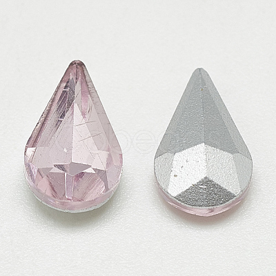 Pointed Back Glass Rhinestone Cabochons RGLA-T082-5x8mm-10-1