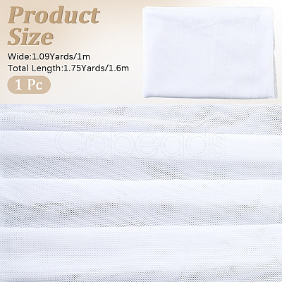 Polyester Elastic Eyelet Fabric AJEW-WH20006-273F-1