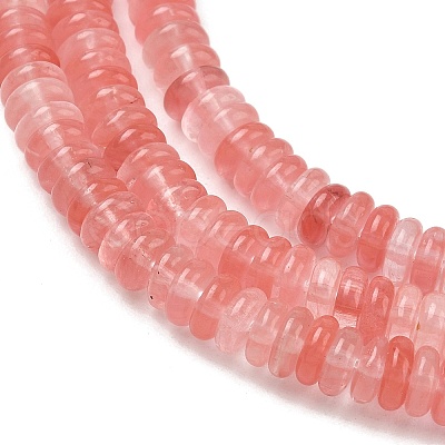 Cherry Quartz Glass Beads Strands GG-CBAC08A-A02-03-1