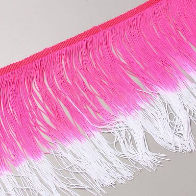 Polyester Tassel Ribbon OCOR-WH0003-044-1